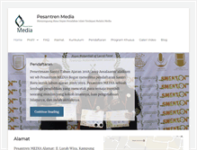 Tablet Screenshot of pesantrenmedia.com